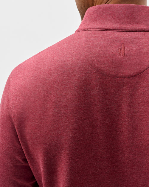 Johnnie-O Sully Quarter-Zip Pullover (Port)