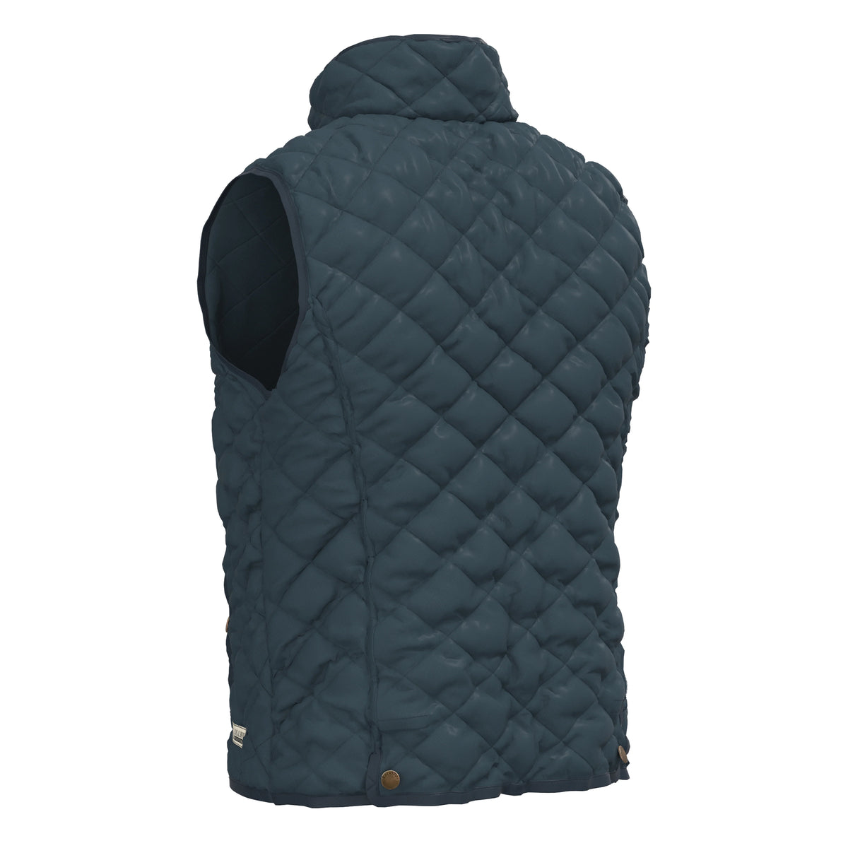 Local Boy Diamond Quilted Vest (Dark Blue)