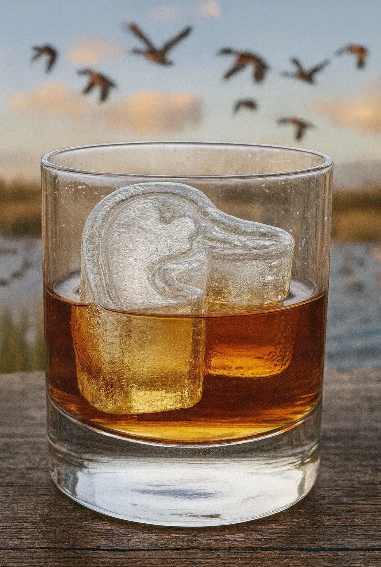 Large Ducks Unlimited Ice Molds 4pk