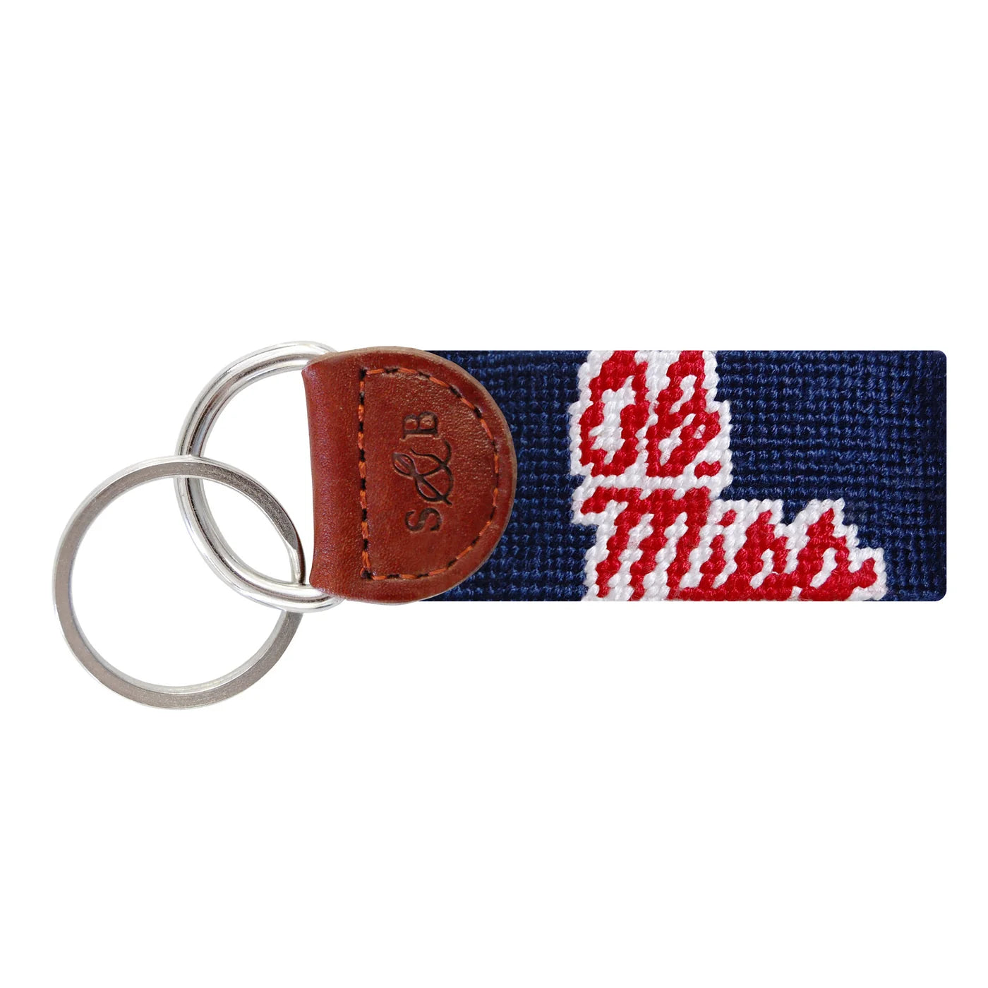 Smathers & Branson Ole Miss Key Fob (Dark Navy)