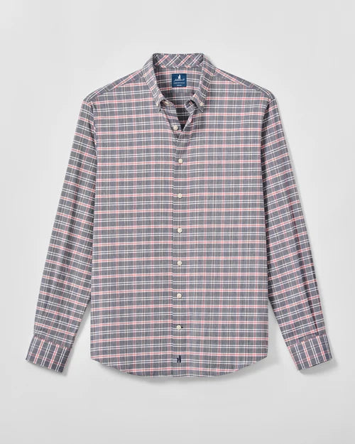 Johnnie-O Everyday Performance Button Down Shirt (Basswood Plaid)