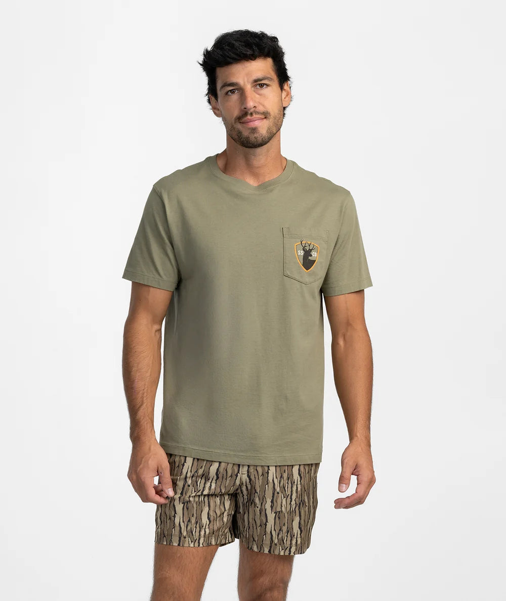 Southern Shirt Bucks Before Dawn SS Tee (Woodland Olive)
