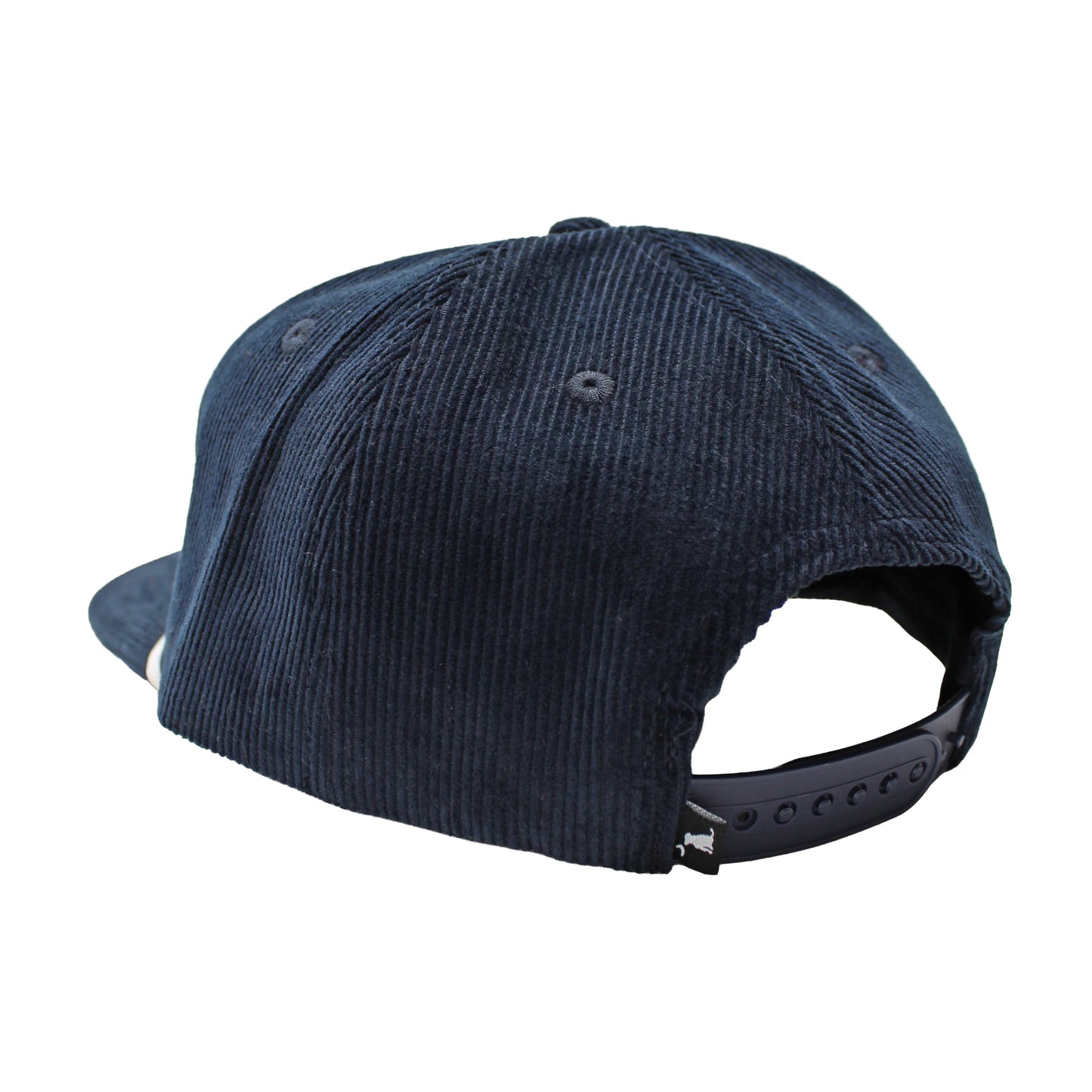 Local Boy Lucky Text Corduroy Hat (Navy)