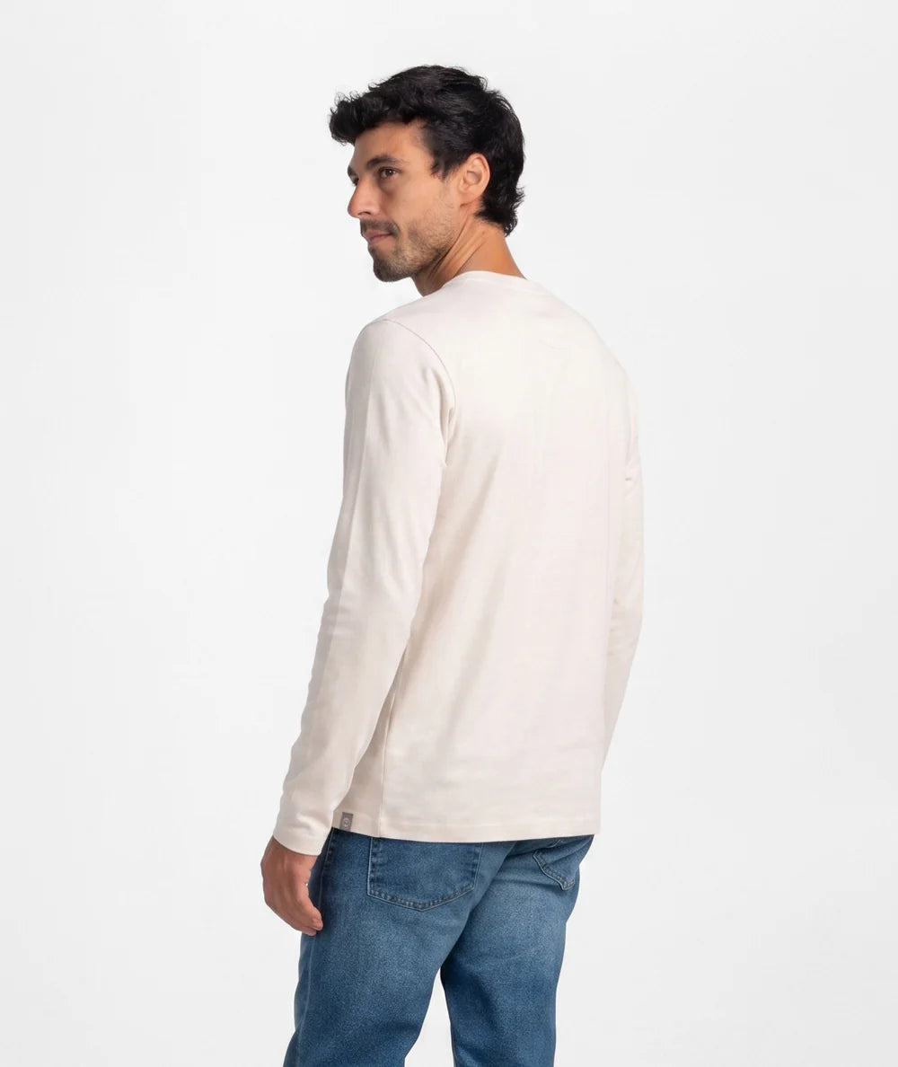 Southern Shirt Max Comfort LS Henley (Oatmeal)