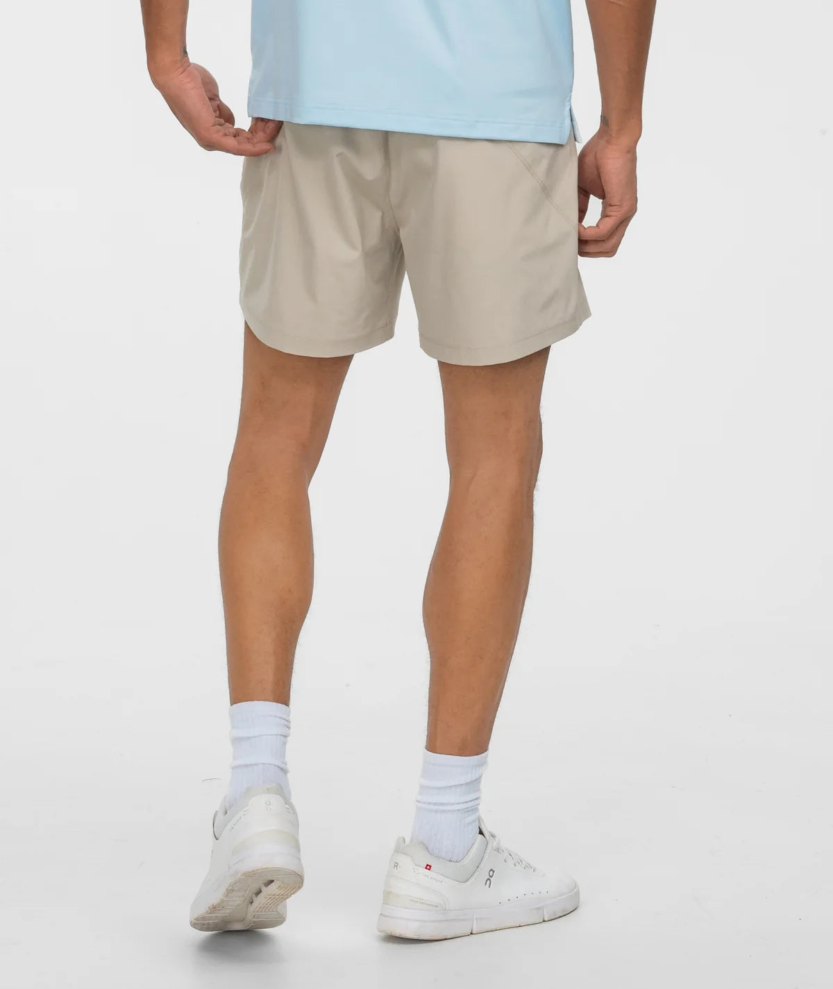 Southern Shirt Everyday Hybrid Short With Belt Loops (5.5" inseam) - Pelican UNLINED