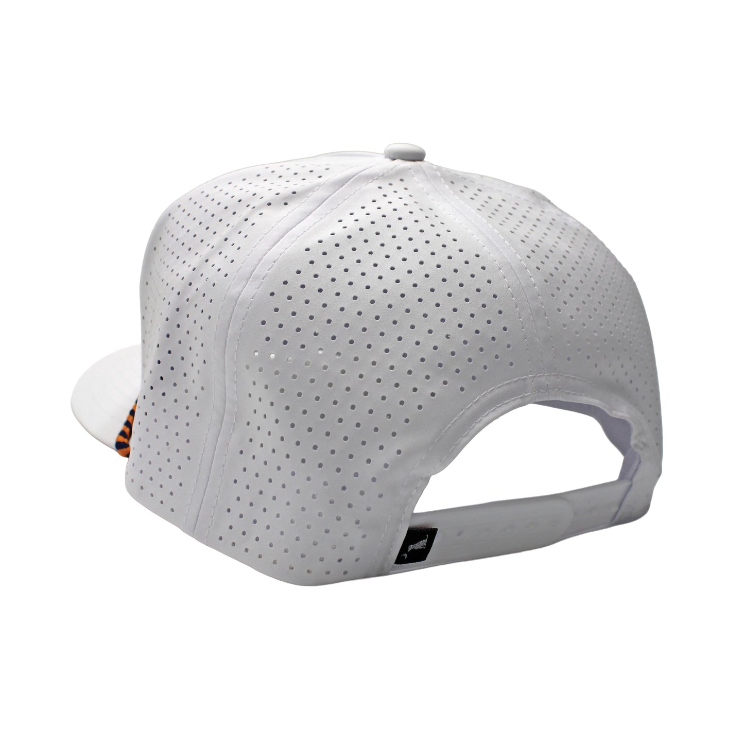 Local Boy Collegiate Patch Perforated Rope Hat- Auburn