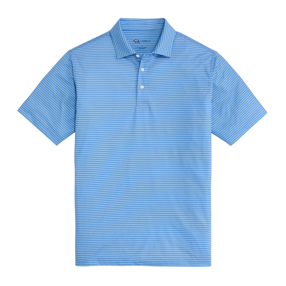 Onward Reserve Wake Stripe Performance Polo (Azurine)