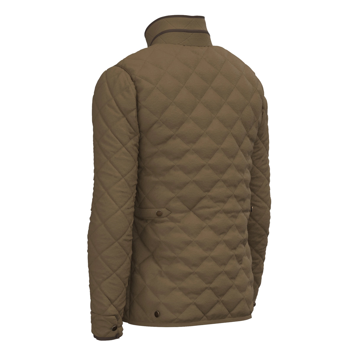 Local Boy Diamond Quilted Jacket (Mocha)