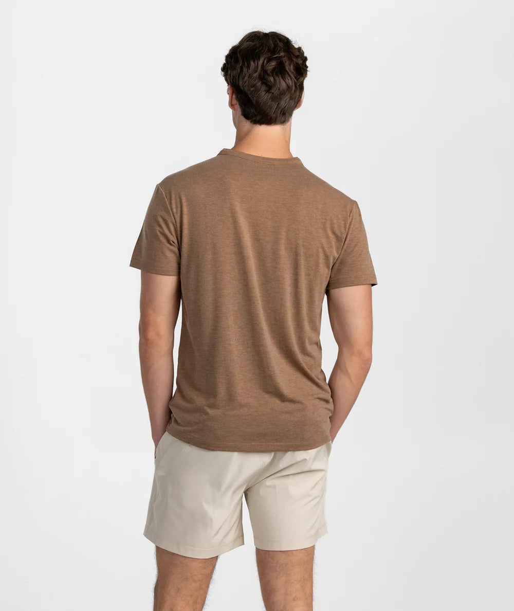 Southern Shirt Max Comfort SS Henley (Walnut)