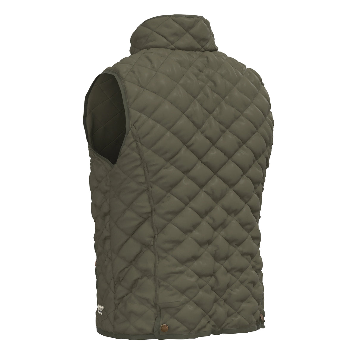 Local Boy Diamond Quilted Vest (Cedar)