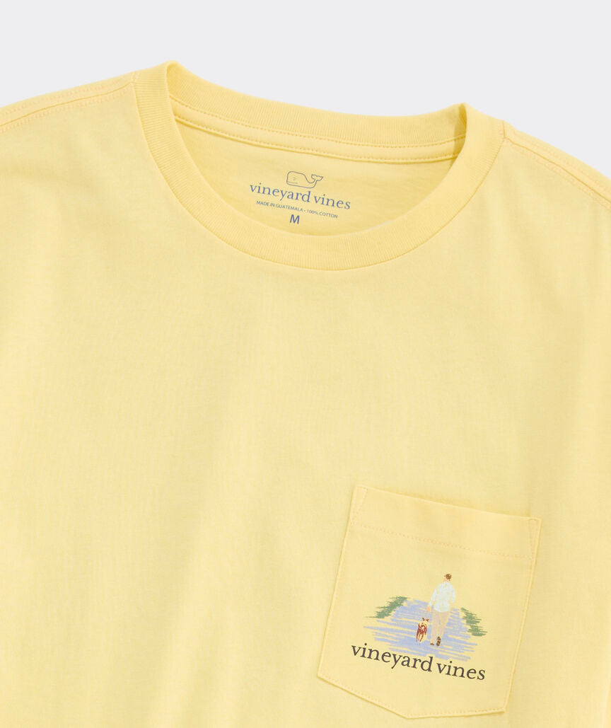 Vineyard Vines Under The Moss SS Pocket Tee (Lemon Meringue)
