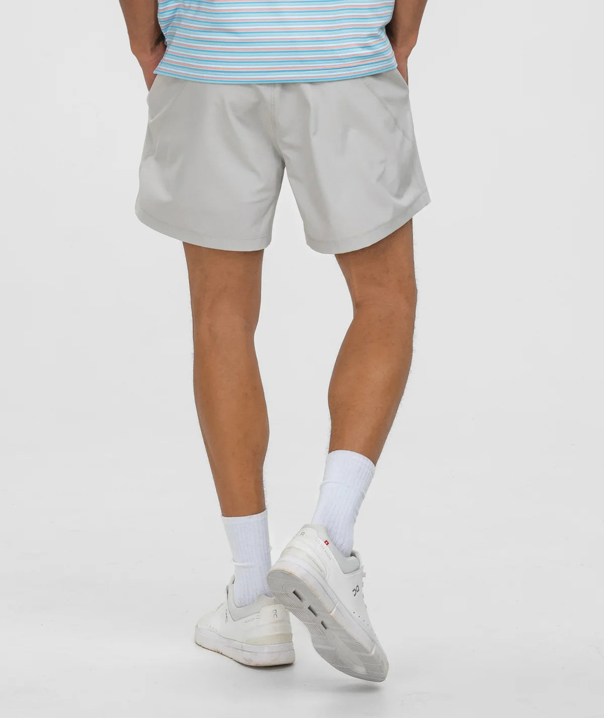 Southern Shirt Everyday Hybrid Short With Belt Loops (5.5" inseam) - Cloud UNLINED