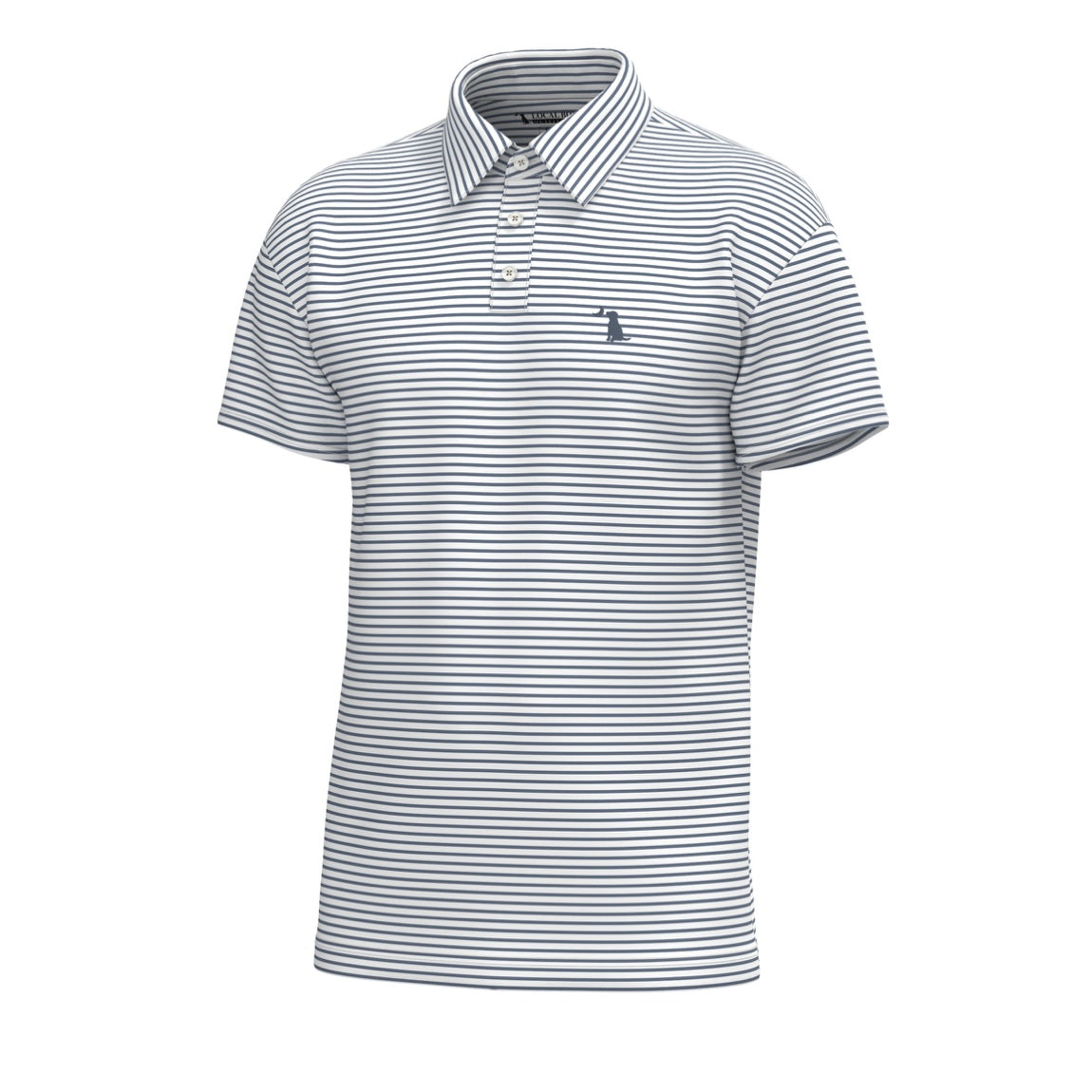 Local Boy Edisto Polo (Dark Slate/White)