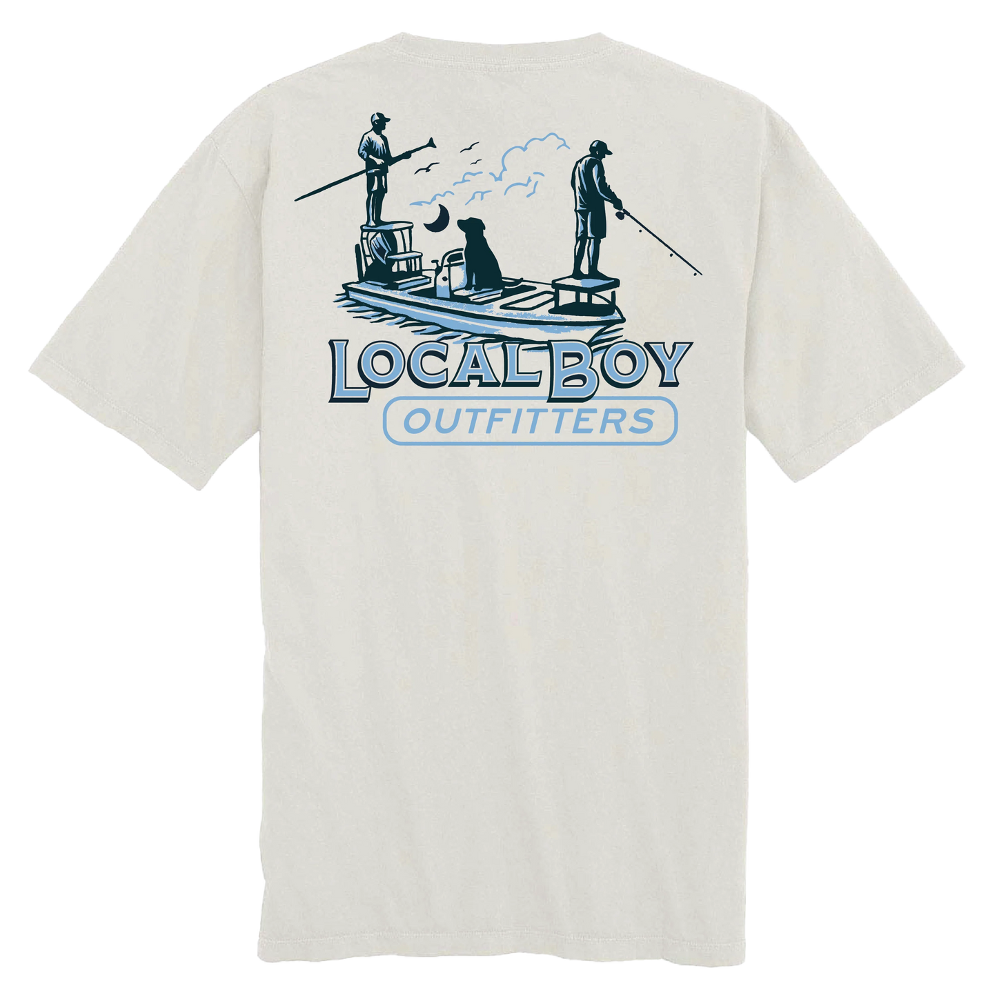 Local Boy Flat Fishing- Silver