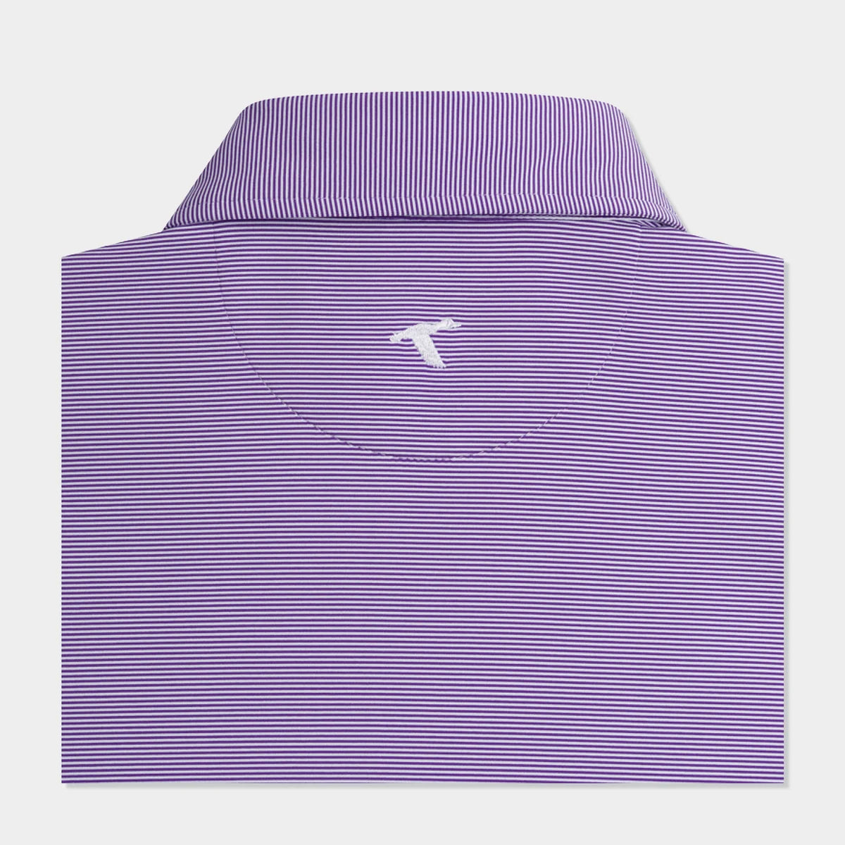 GenTeal LSU Vault Pinstripe Performance Polo (Purple)