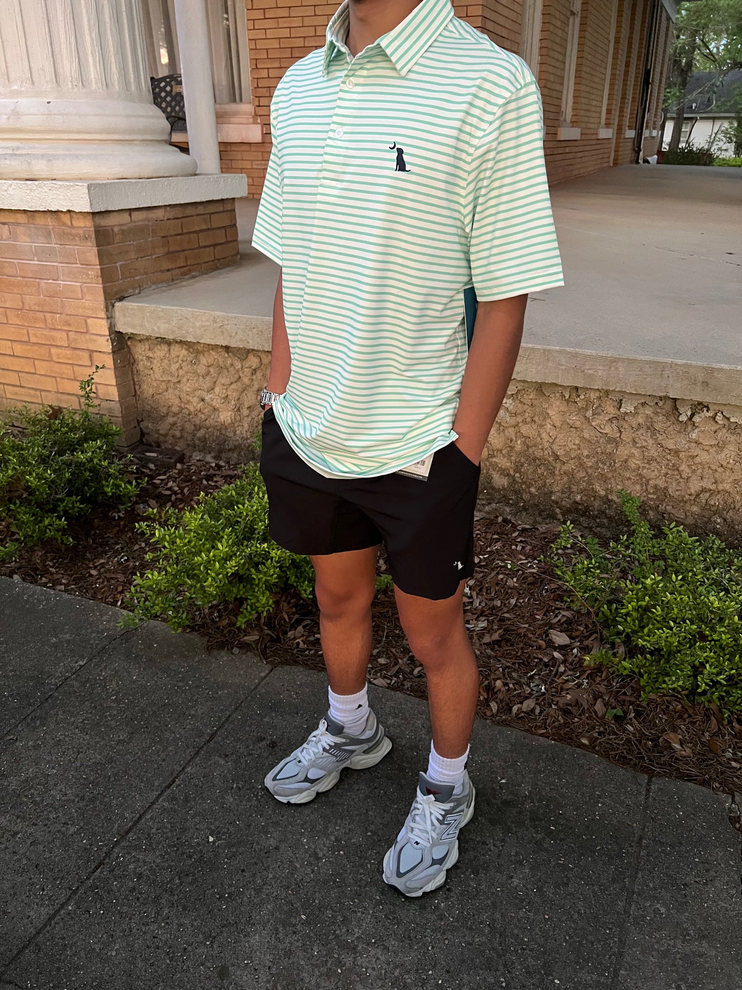 Local Boy Edisto Polo Turquoise
