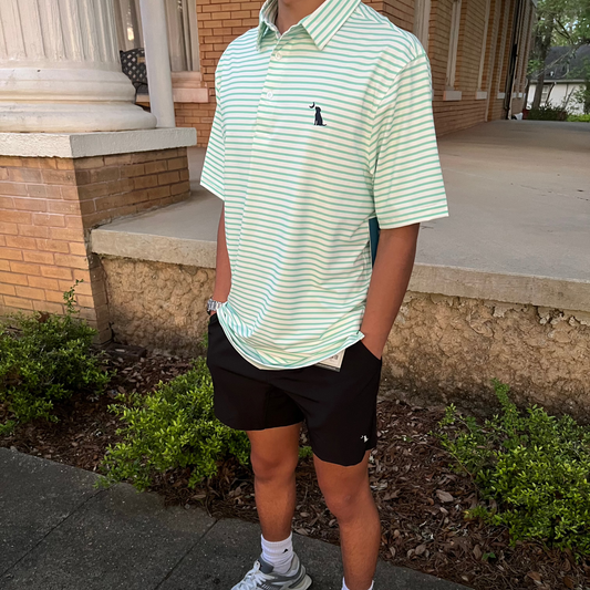Local Boy Edisto Polo Turquoise