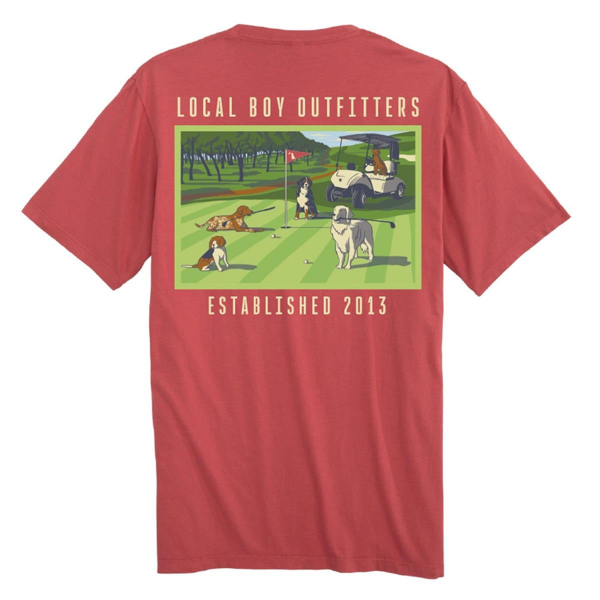 Local Boy Country Club SS Tee - Brick