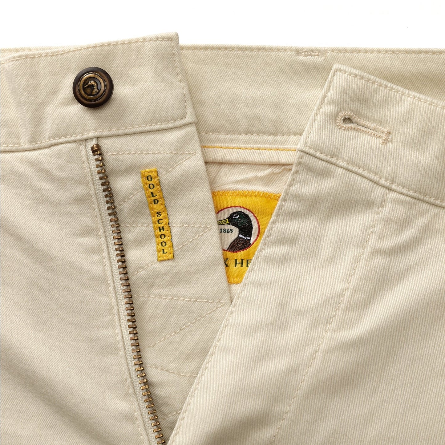 Duck Head 7" Gold School Chino Short Stone
