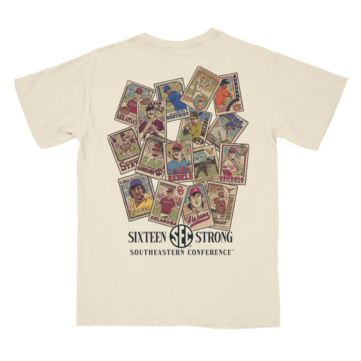 SEC Baseball Cards T-Shirt