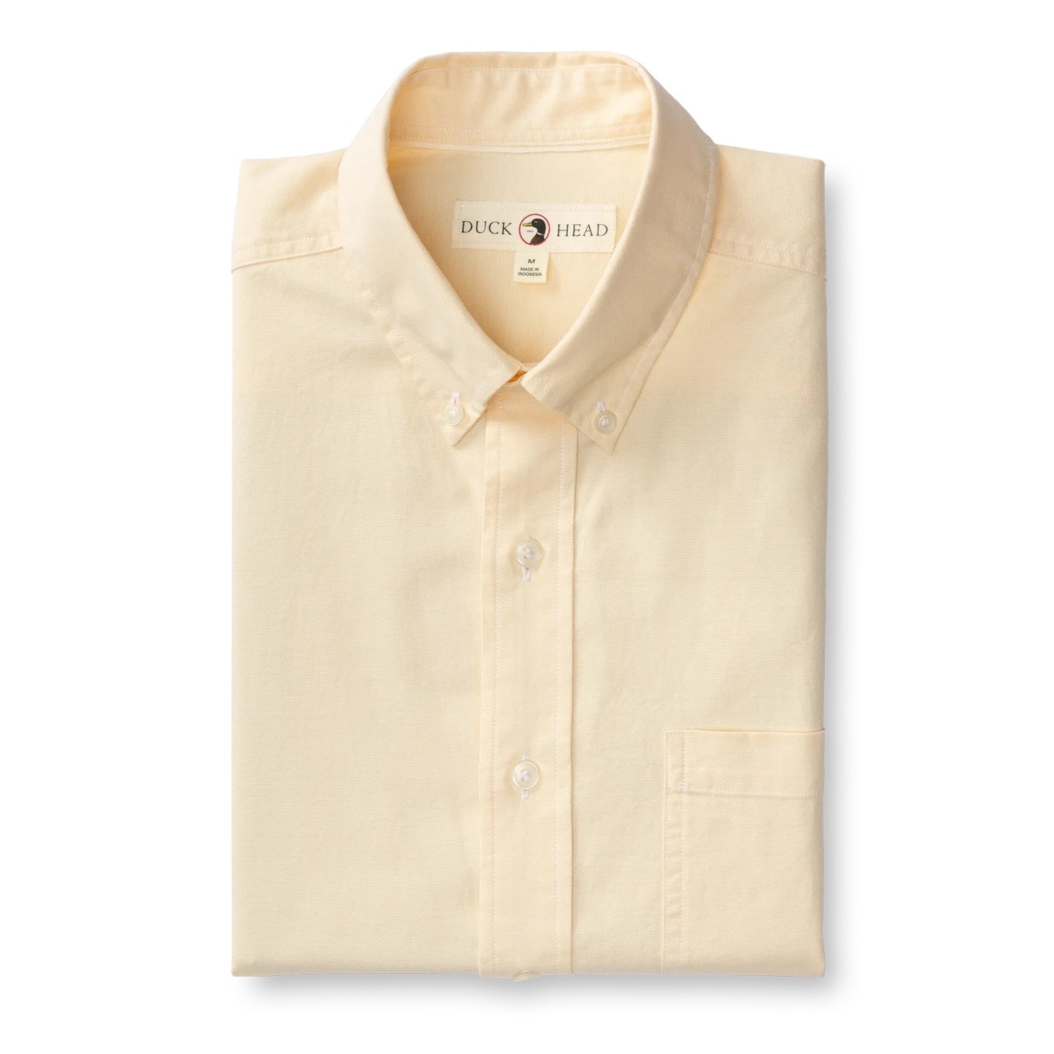 Duck Head Cotton Oxford Sport Shirt Morris Solid Pale Yellow – Southern Gentleman