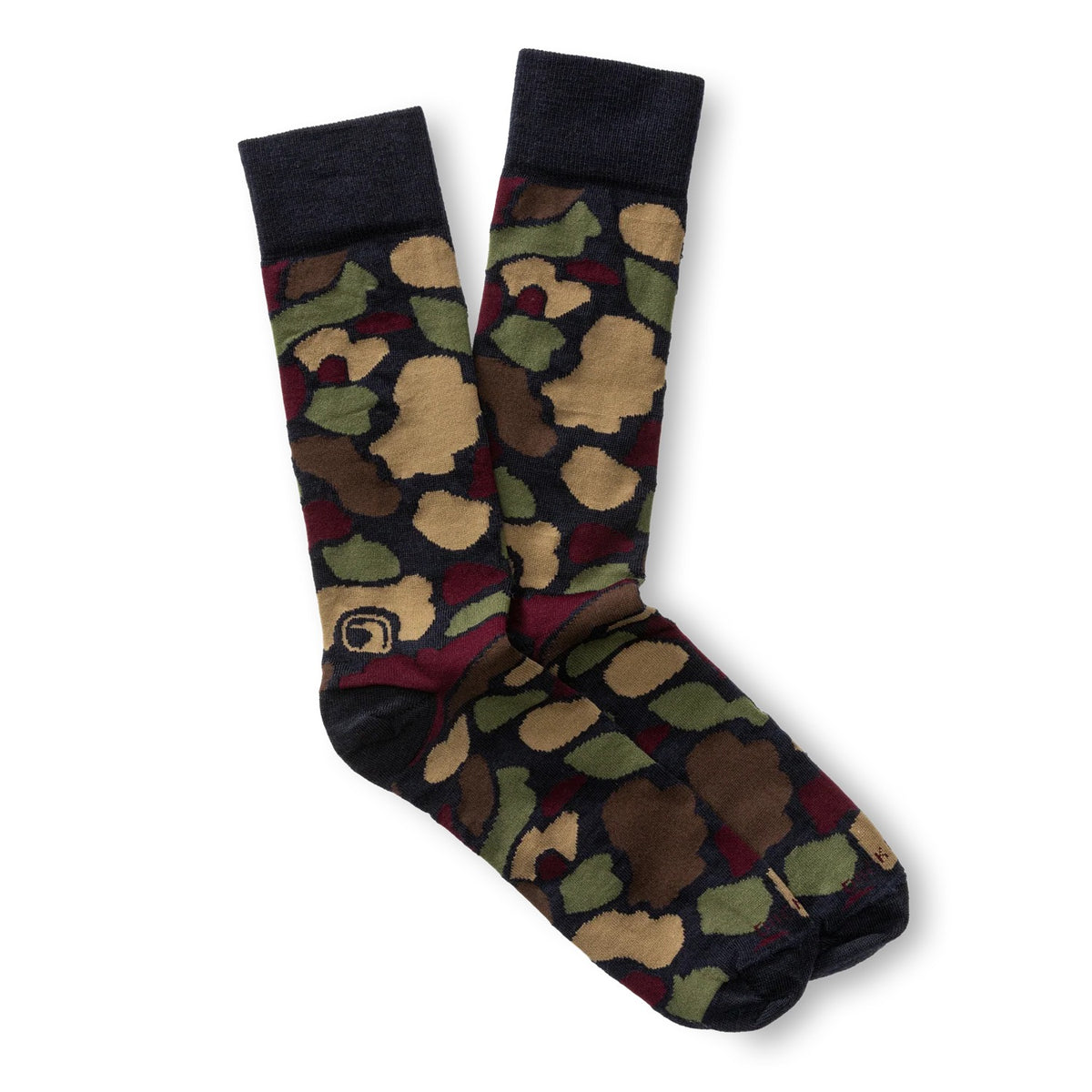 Duck Head Camo Sock - Deep Navy