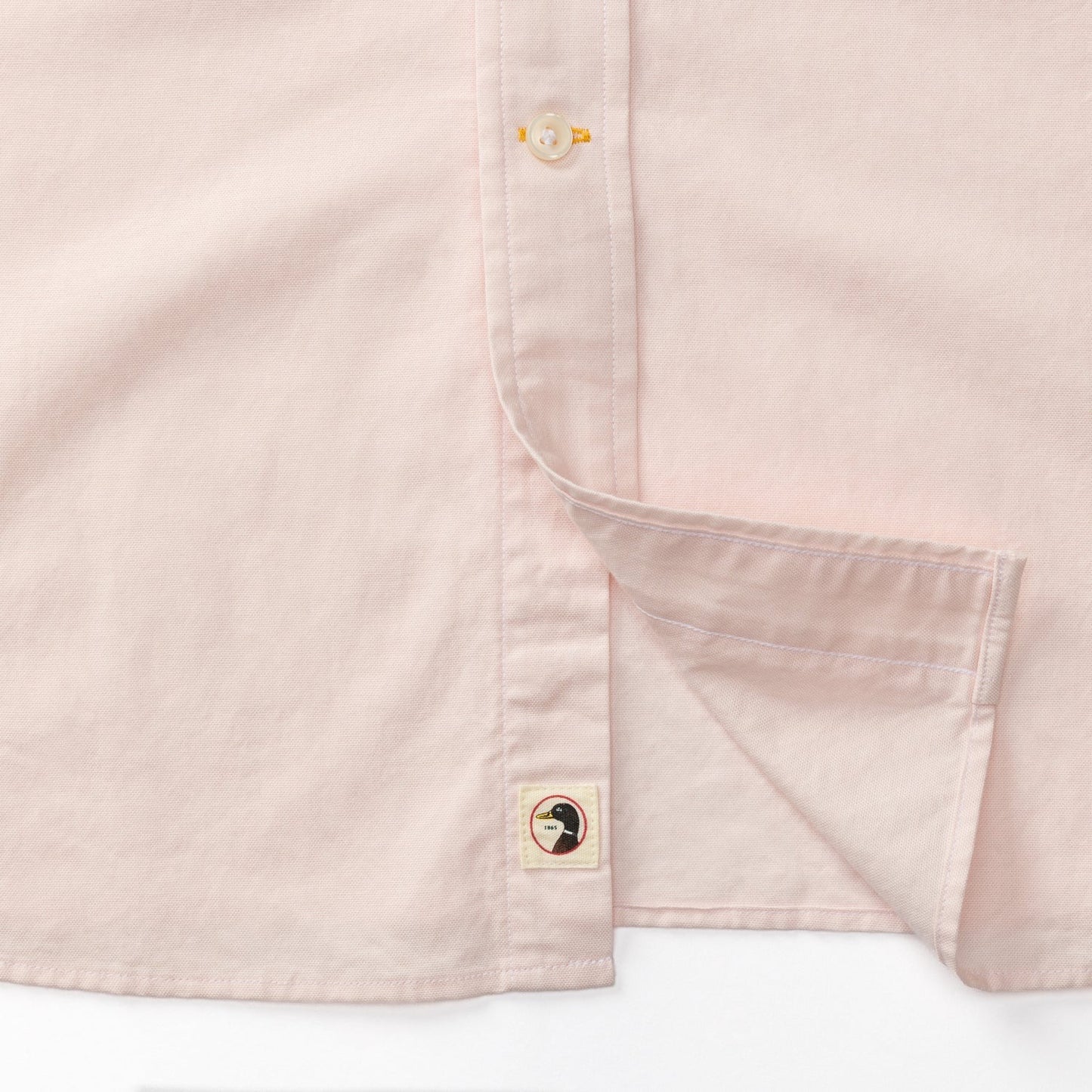 Duck Head Cotton Oxford Sport Shirt Morris Solid Pastel Pink