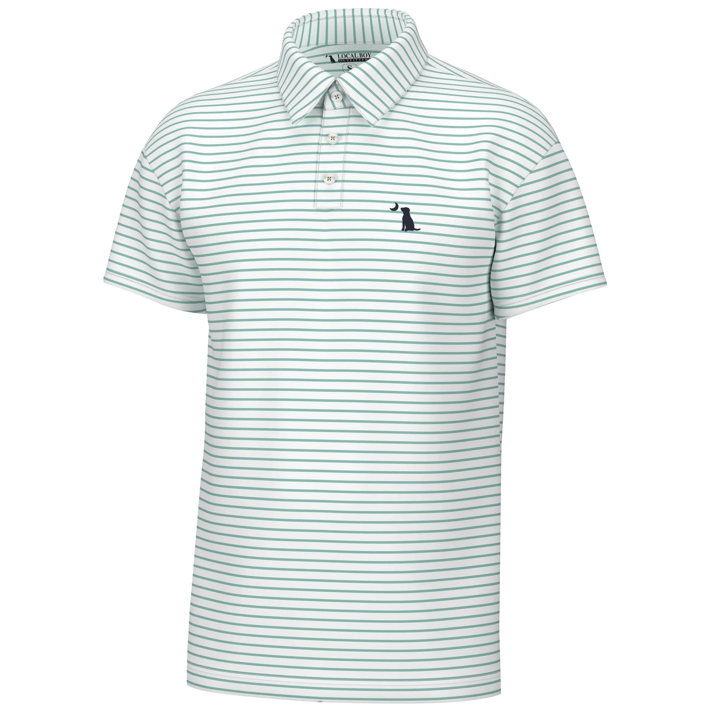 Local Boy Edisto Polo Turquoise