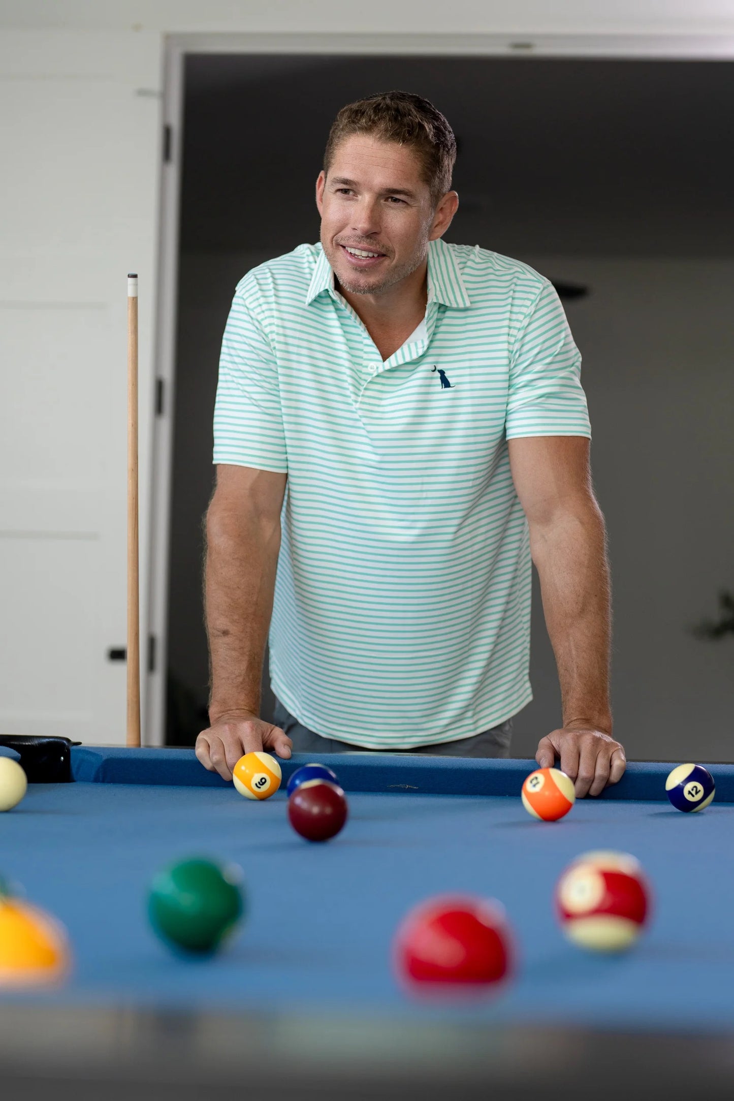 Local Boy Edisto Polo Turquoise