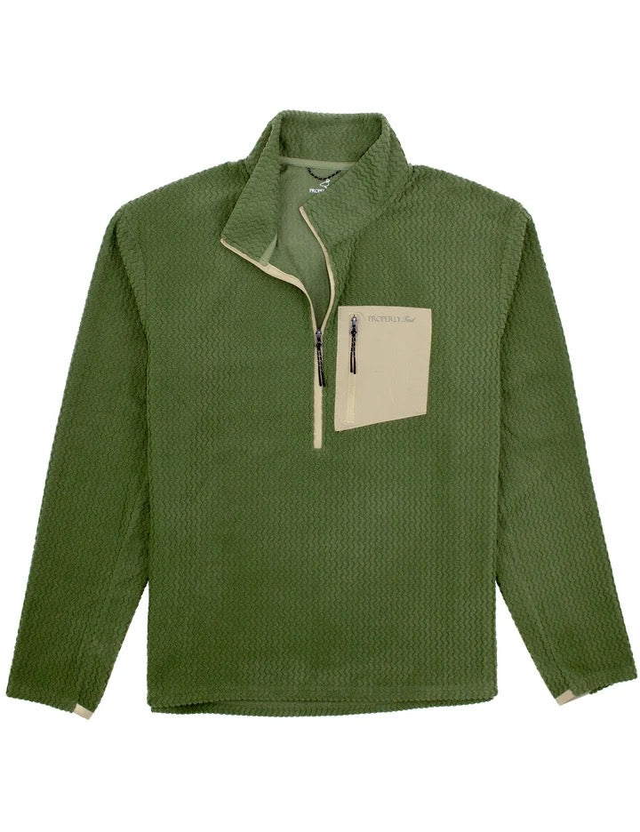 Properly Tied Yukon Pullover - Olive