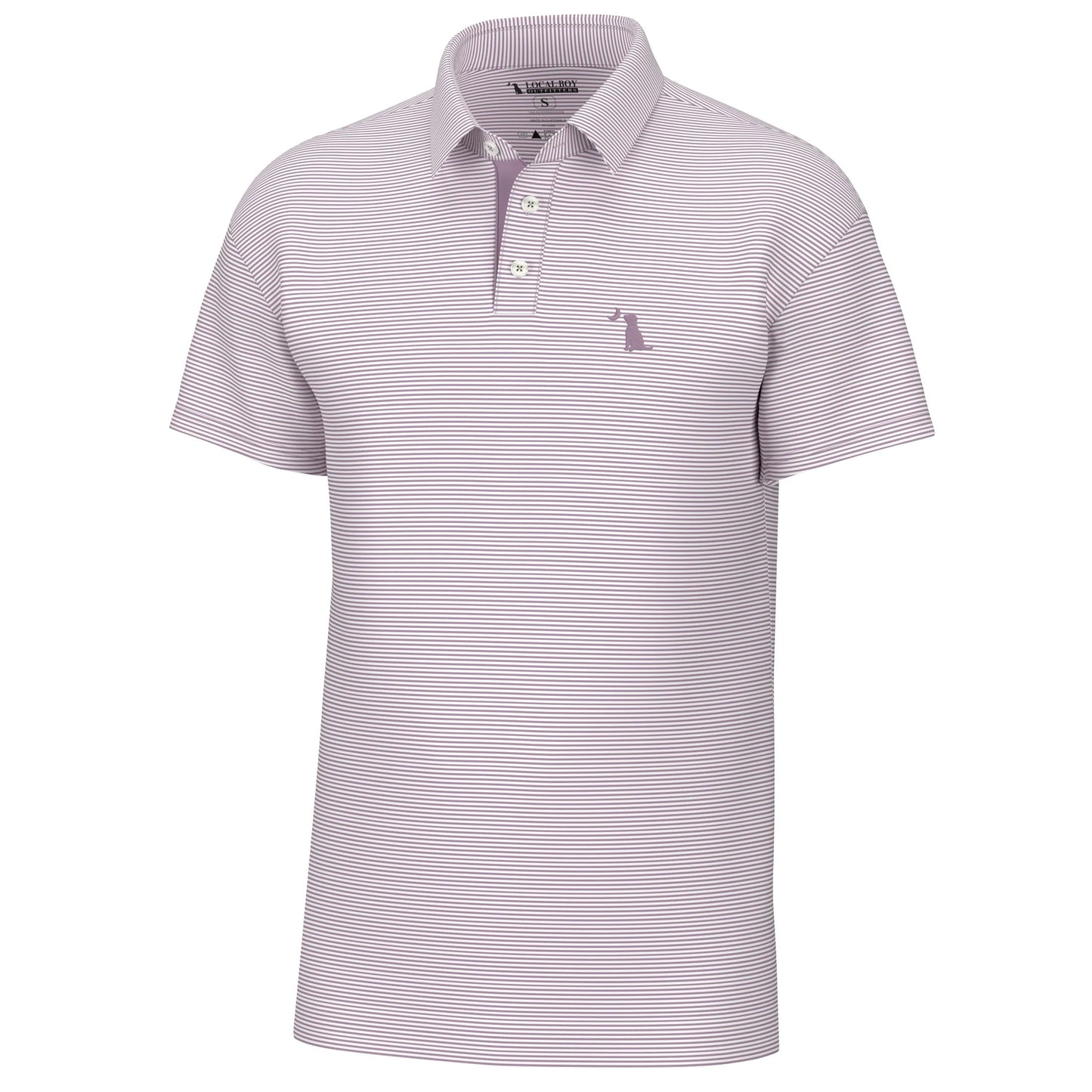 Local Boy Palms Polo Mauve