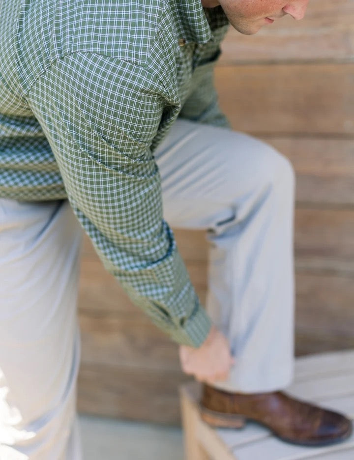 Properly Tied Woodland Sportshirt - Cypress Needle