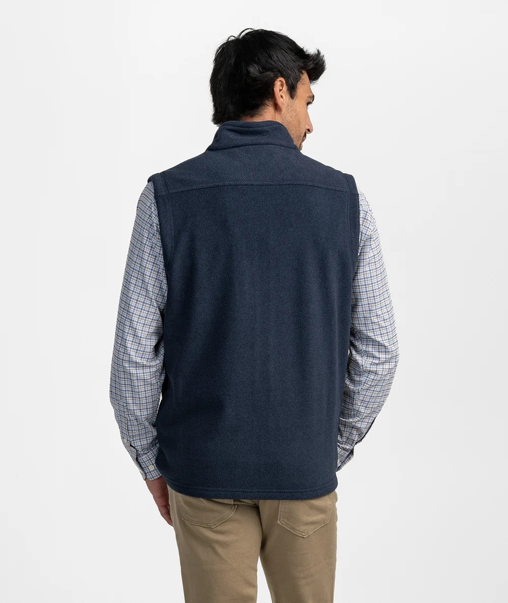 Southern Shirt Brushline Fleece Vest - Eclipse