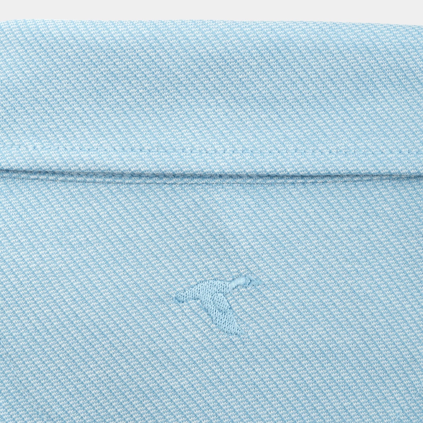 GenTeal Scales Texture Polo- Bluebell