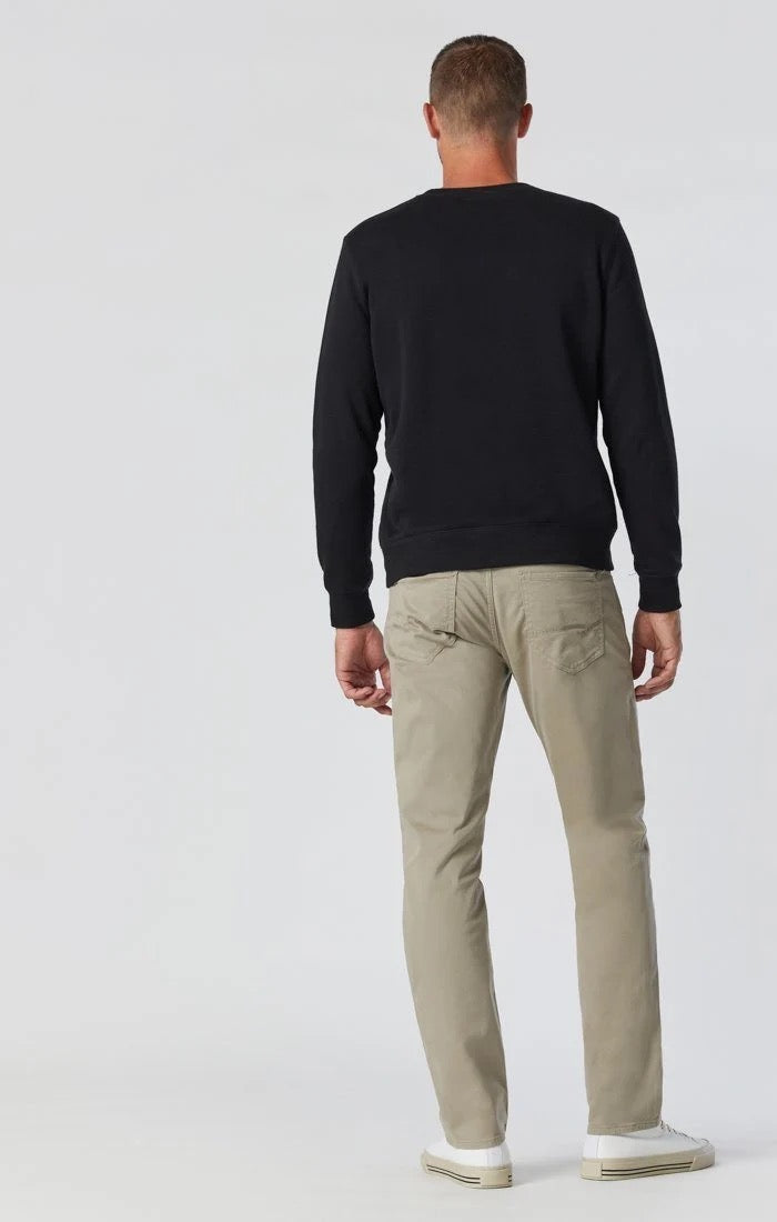 Mavi Zach Straight Leg Pants (Beige Twill)