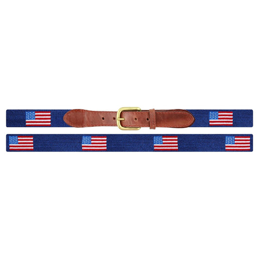 Smathers & Branson American Flag Belt (Classic Navy)