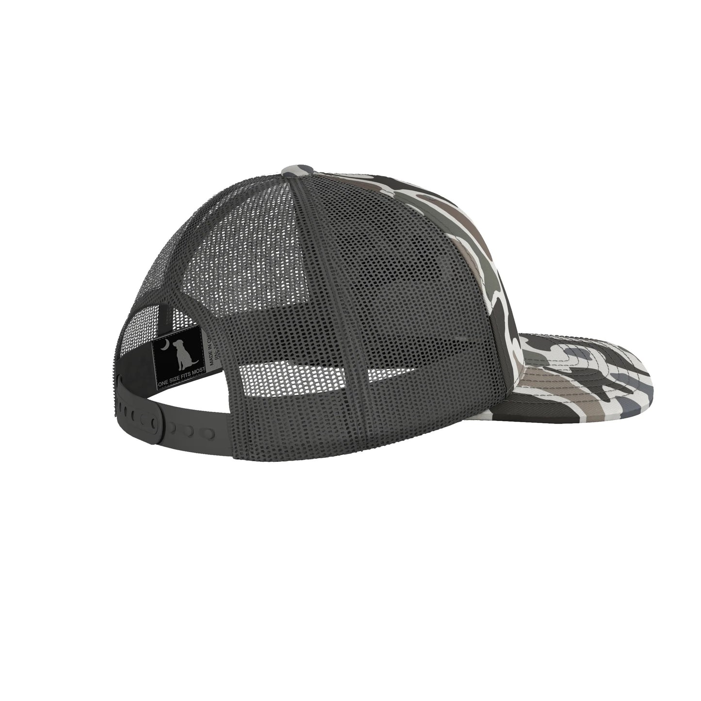 Local Boy Topo Leather Trucker Hat - Localflage