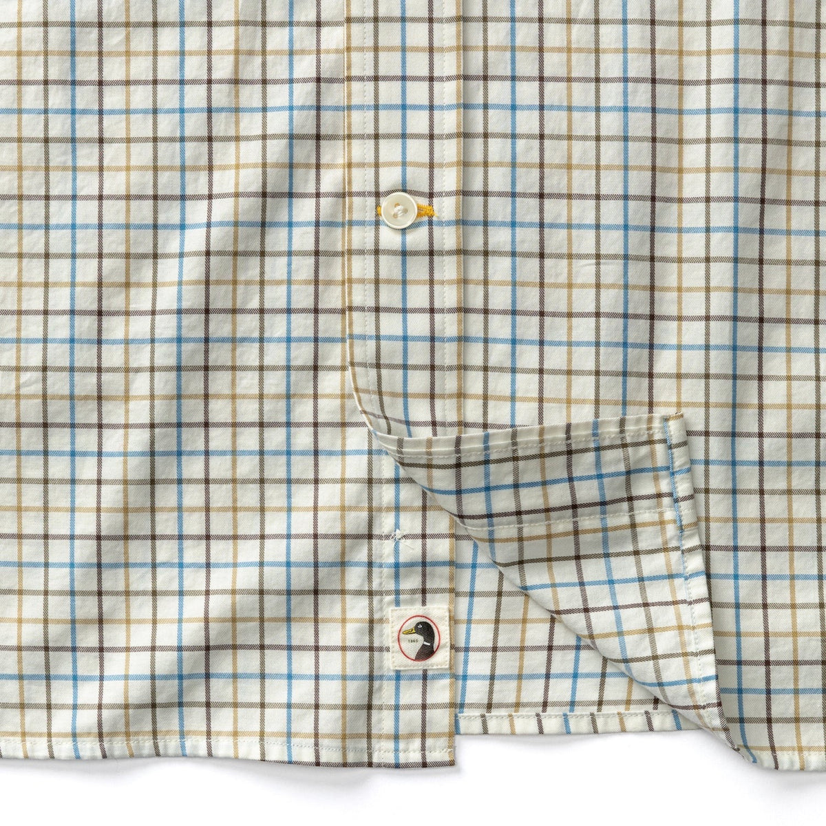 Duck Head Cotton Twill Sport Shirt - Wheatfield