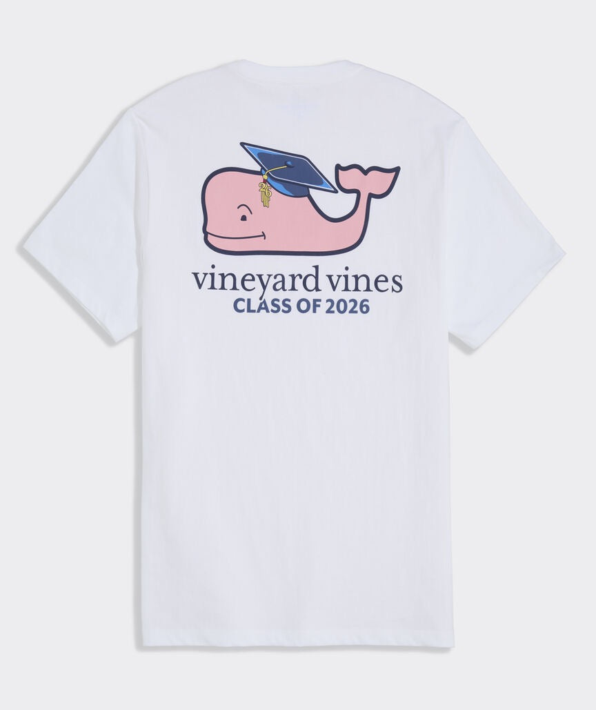 Whim Gazette KIDINGTシャツ2026SS Vineyard Vines Class Of 2026 Graduation Short-Sleeve Pocket Tee