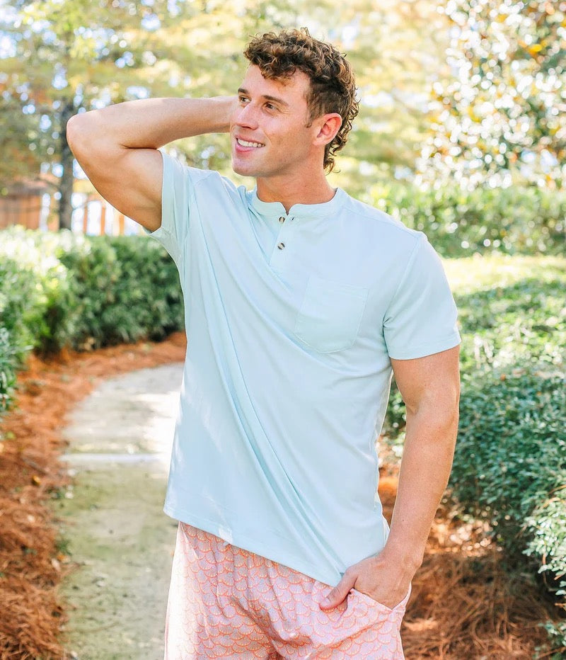 Southern Shirt Max Comfort Henley - Cooling Oasis
