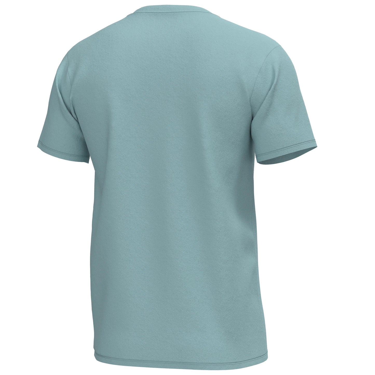 Local Boy S/S Heather-Blend Crew - Dark Mint / Blue Dog & Moon Camo