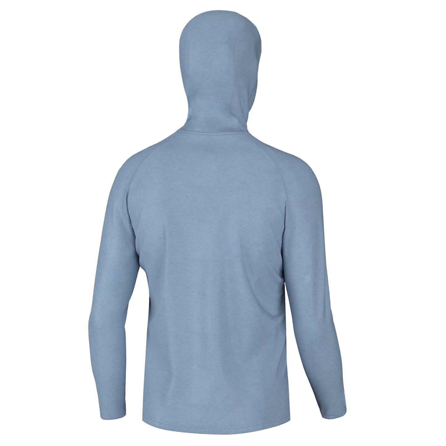 Local Boy Heather-Blend Hoodie- Sky Blue