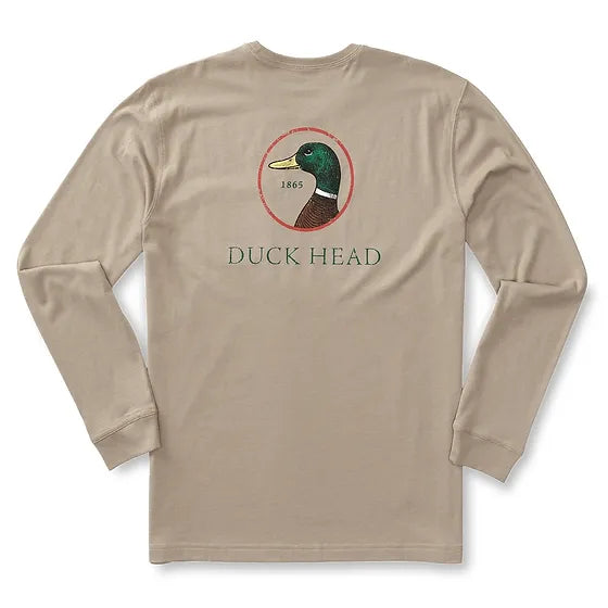 Duck Head Logo Long Sleeve T-Shirt