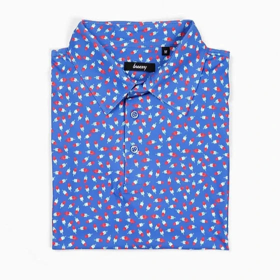 Breezy Performance Polo- Popsicle Season