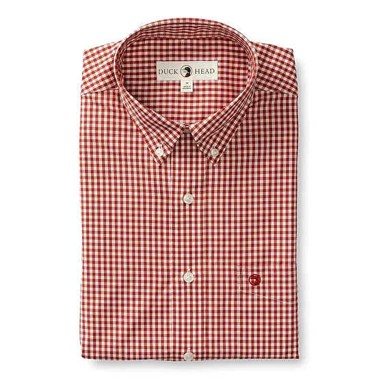 Duck Head Walton Gingham Performance Poplin Sport Shirt