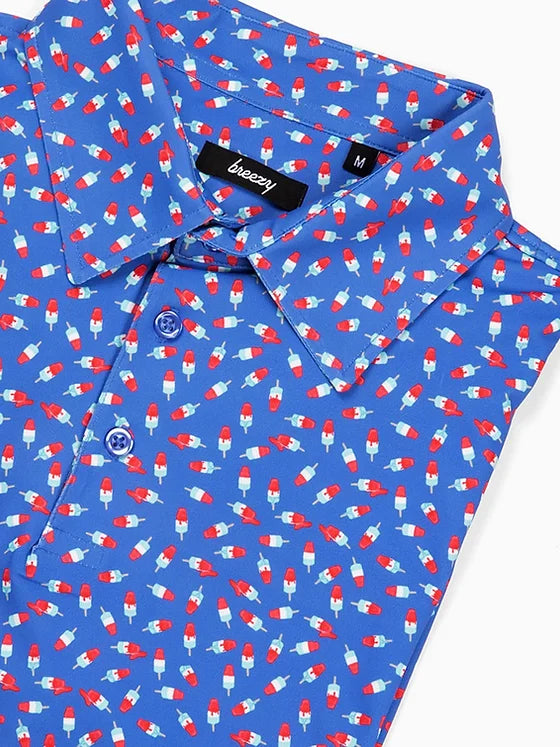 Breezy Performance Polo- Popsicle Season