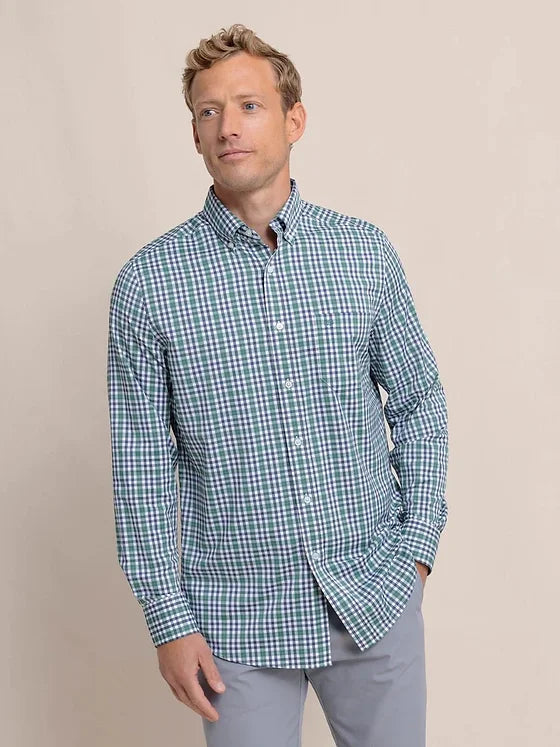 Southern Tide brrr°® Intercoastal Haywood Plaid Sport Shirt