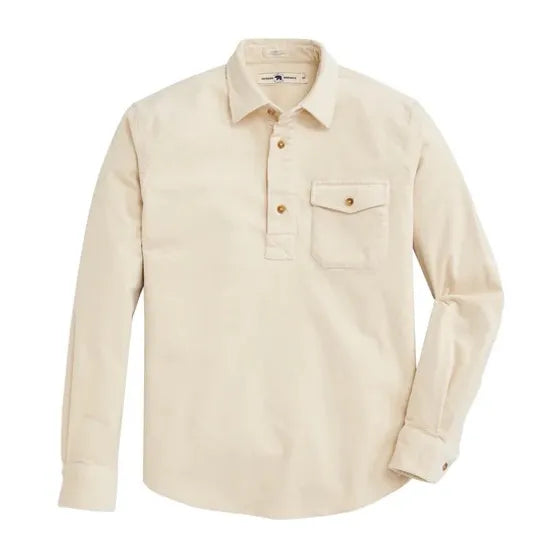 Onward Reserve Stretch Corduroy Half Button Shirt