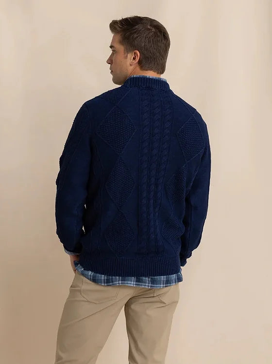 Southern Tide Broad River Indigo Crew
