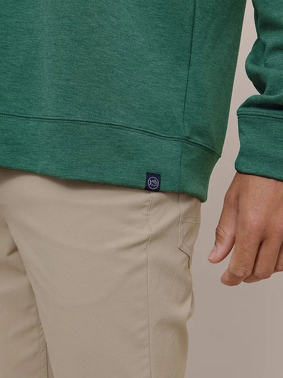 Southern Tide Whyche Interlock Heather Quarter Zip